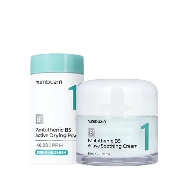 NUMBUZIN No.1 Pantothenic B5 Active Drying Powder & No.1 Pantothenic Active Soothing Cream