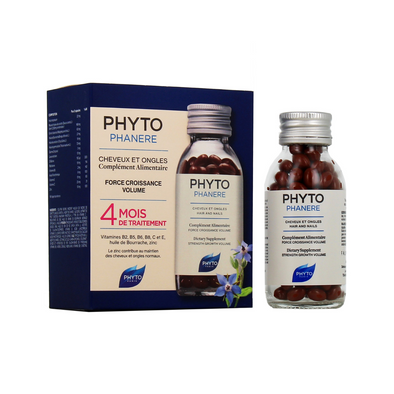 Phyto Phytophanère Capsules Cheveux et Ongles 2PCS