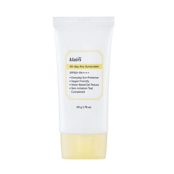 DEAR KLAIRS All-day Airy Sunscreen | Lightweight, Broad-Spectrum SPF 50+ PA++++