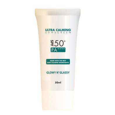 GLOW N GLASSY Ultra Calming Sunscreen | SPF50+ PA++++ | Soothing & Hydrating Sun Protection