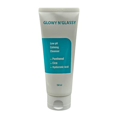 GLOWY N GLASSY Low pH Calming Cleanser | 150 ml | Gentle, Soothing Daily Cleanser