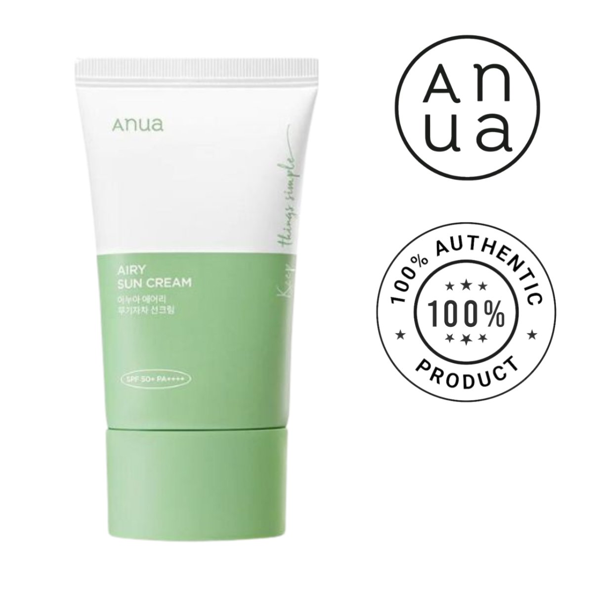 ANUA Airy Sun Cream SPF 50+ PA++++