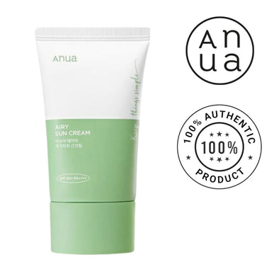 ANUA Airy Sun Cream SPF 50+ PA++++SUNBLOCKGlam Secret