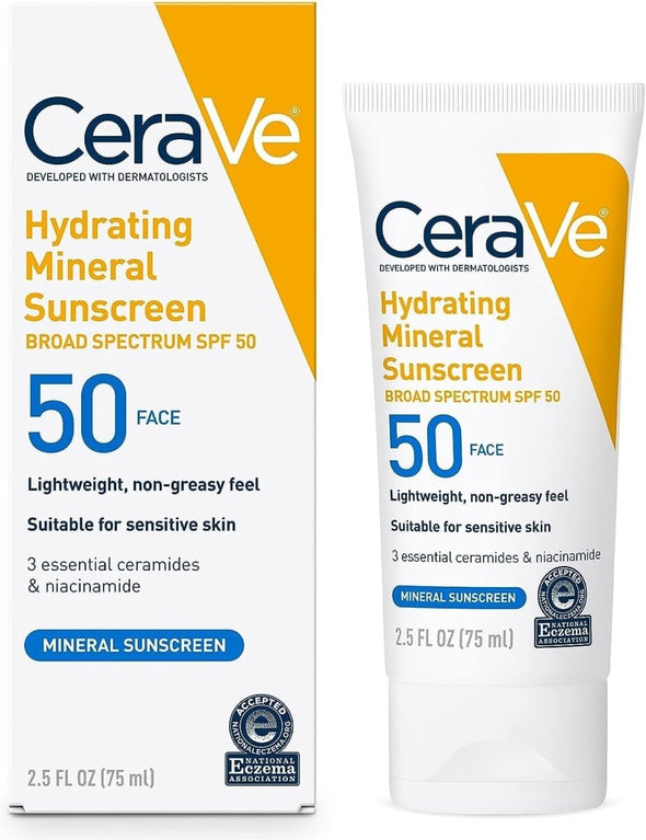 CERAVE Hydrating Mineral SunscreenSunscreenGlam Secret