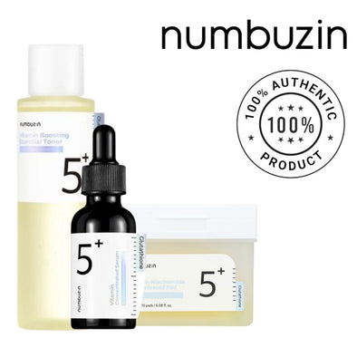 NUMBUZIN Vitamin Boosting Toner, Contrasted Serum and Concentrated Padtoner, serum ad Concentrated padGlam Secret