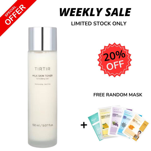 WEEKLY FLASH DEALS! TIRTIR MILK SKIN TONERtonerGlam Secret