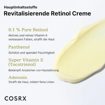 Cosrx The Retinol 0.1 Cream 20mlRetinol CreamGlam Secret