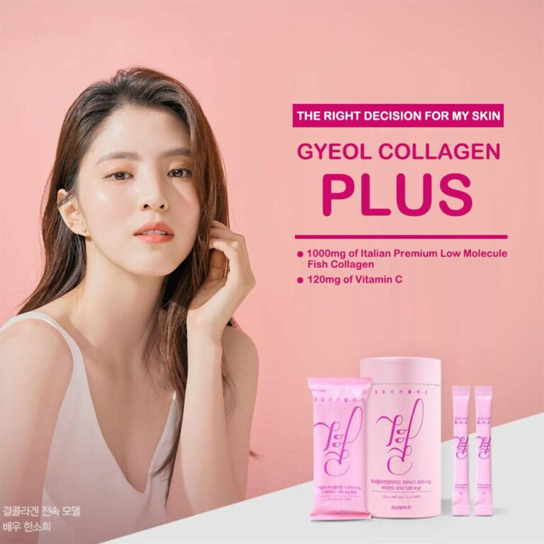 Gyeol Collagen Plus – Low Molecular Weight Collagen + Vitamin C 2g*60sticks Glam Secret