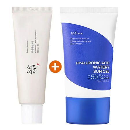 Isntree Hyaluronic Acid Sun Gel + Beauty of Jose Glam Secret