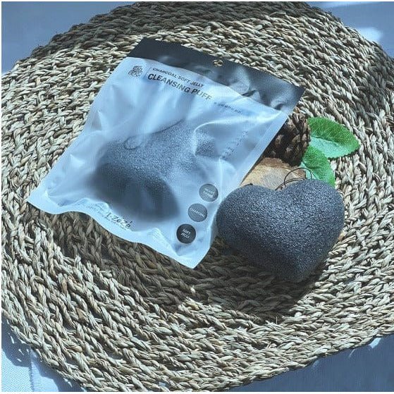IZEZE - Charcoal Soft Jelly Cleansing PuffSkin Care ToolsGlam Secret