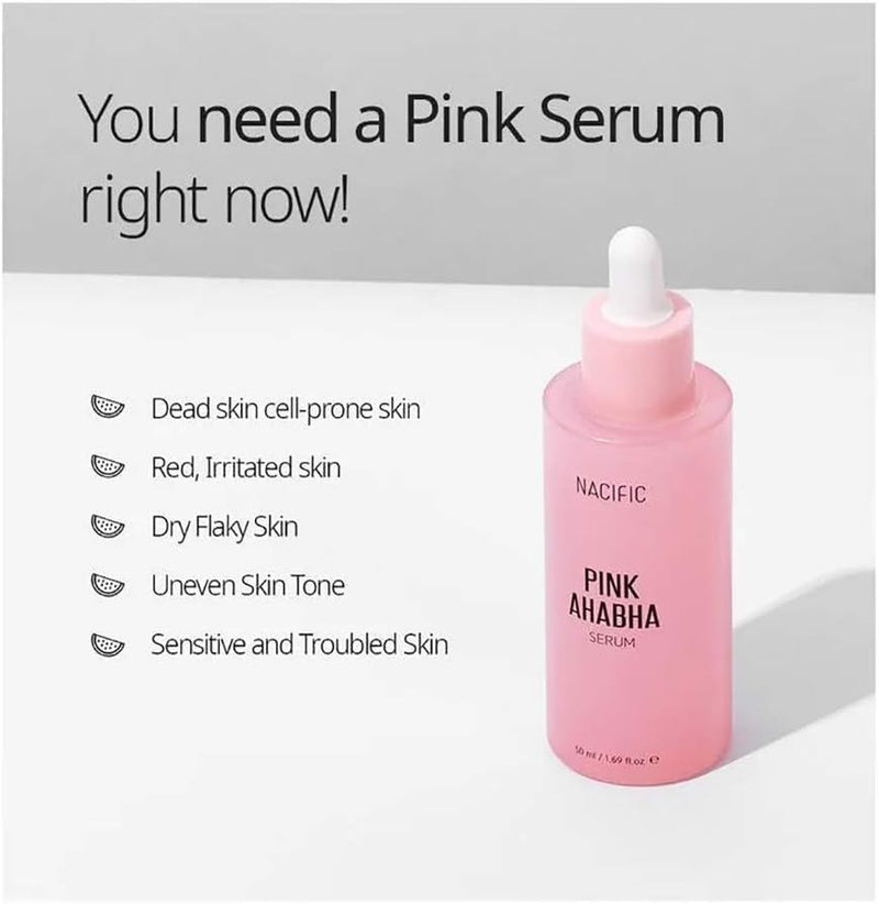 Nacific Pink AHA BHA Serum 50mlFace SerumGlam Secret