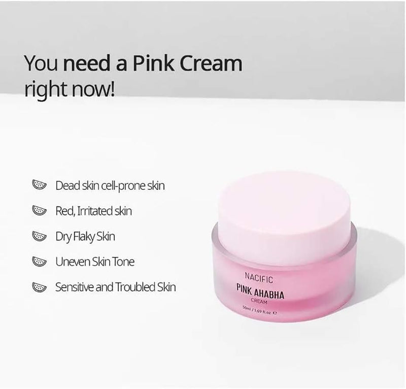 Nacific Pink AHABHA Cream 50mlFace CreamGlam Secret