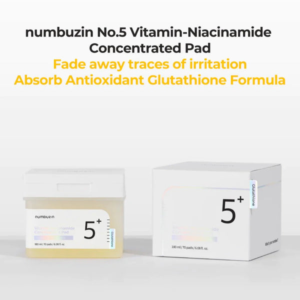Numbuzin vitamin niacinamide pad 70 padsBrightening PadsGlam Secret