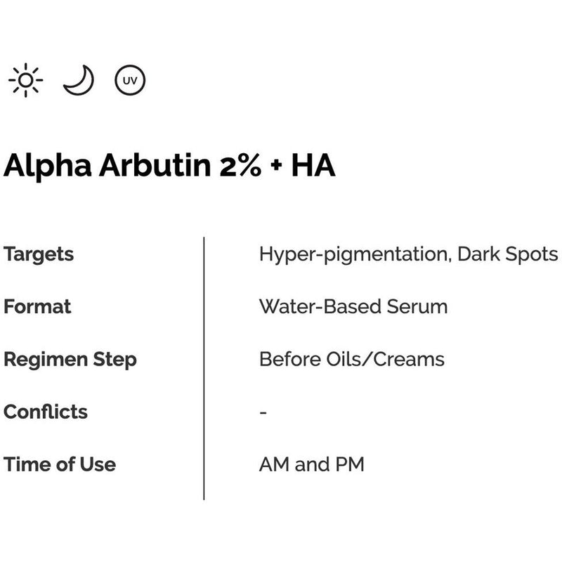 The Ordinary ALPHA ARBUTIN 2% + HA 30mlGlam Secret