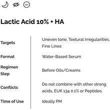 The Ordinary Lactic Acid 10% + HA 30mlSerumGlam Secret