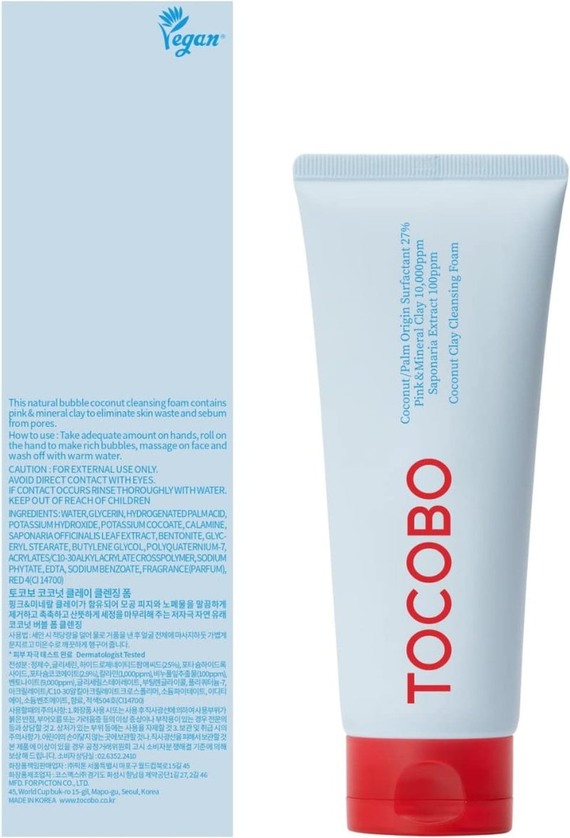 TOCOBO Coconut Clay Cleansing Foam 150mlCleanserGlam Secret