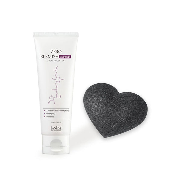 ZERO Blemish Cleanser with Cleansing PuffFacial Cleansing KitsGlam Secret